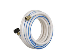 Valterra W01-5300 Fresh Water Hose -  Aqua Fresh -  Used To Connect RV/ Boat To Community Water Supplier With Threaded Connection -  Not Heated -  1/2 Inch Internal Diameter -  25 Foot Length -  160 PSI Working Pressure -  NSF Approved -  BPA/ Phthalate And Lead Free -  White -  With Hose Gripper