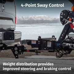 EQUALIZER - Weight Distribution Hitch; Equalizer; Trunnion Bar; 1000 Pound Tongue Weight; 10000 Pound Gross Trailer Weight; Without Shank; Without Hitch Ball - 90-00-1001