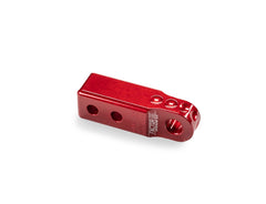 FACTOR 55 - D-Ring Mount; HitchLink 2.0; 2 Inch Receiver Hitch Mount; Rated At 9500 Pounds; Fits 3/4 Inch Screw Pin Shackles/D-Rings; Powder Coated; Red; Aluminum; Without D-Ring; Single - 00020-01