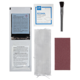 Permatex 09100 Plastic Tank Repair Kit; Used In Cars/ Trucks/ Boats/ RV’S/ Windshield Washer Reservoirs/ Radiator Overflow Tanks/ Coolant Reservoirs/ Water Tanks And Waste Tanks; From 50 Degree Fahrenheit To 75 Degree Fahrenheit; Single; With Epoxy/ Sandpaper/ Fiberglass Cloth/ Application Brush; This Product Is Not For Use On Plastic Fuel Tanks