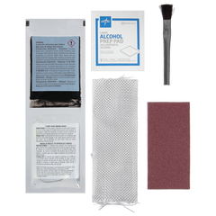 Permatex 09100 Plastic Tank Repair Kit; Used In Cars/ Trucks/ Boats/ RV’S/ Windshield Washer Reservoirs/ Radiator Overflow Tanks/ Coolant Reservoirs/ Water Tanks And Waste Tanks; From 50 Degree Fahrenheit To 75 Degree Fahrenheit; Single; With Epoxy/ Sandpaper/ Fiberglass Cloth/ Application Brush; This Product Is Not For Use On Plastic Fuel Tanks