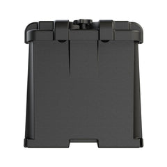 Noco HM408 Battery Box; Fits 4D Group Batteries; Black; Polyethylene Plastic; Full Flow Ventilation; With Captive Lid; Large Cable Entry Holes; Impact Resistant To -40 Degree Fahrenheit