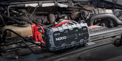 Noco GBX155 Battery Portable Jump Starter; UltraSafe ®; 12 Volt Lead-Acid Batteries; 4250 Amp Peak; With LED Flash Light; Dual USB Port For Charging Smartphones/ Tablets/ Laptops/ Wearables And 60 Watt USB-C Input/ Output Connection; With Jumper Cable With Integrated HD Precision Battery Clamps/ 24 Inch USB-A To USB-C Cable/ 24 Inch 12 Volt To USB-C Cable/ Microfiber Storage Bag