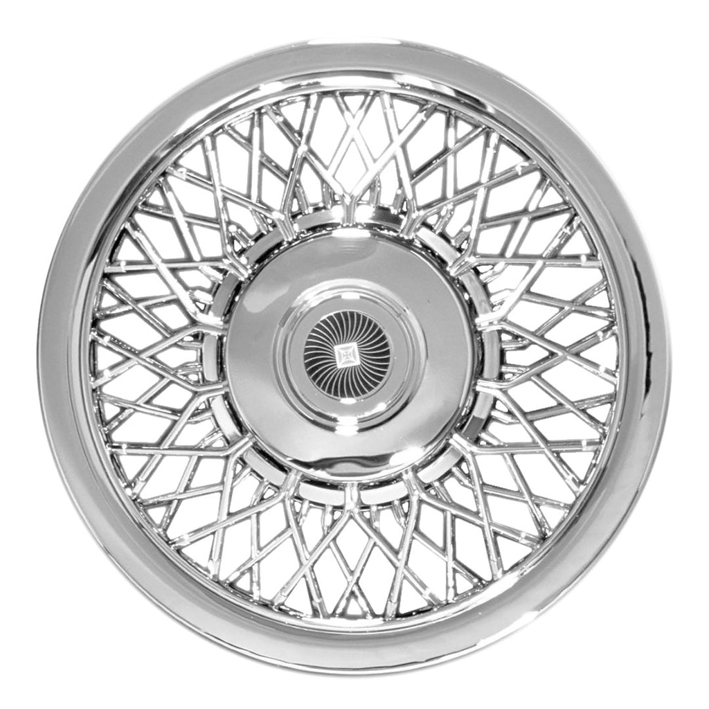 Coast2Coast: IWC1215 Wheel Cover -  Universal 15 Inch -  Lace Spoke -  Chrome Plated -  Plastic -  Set Of 4