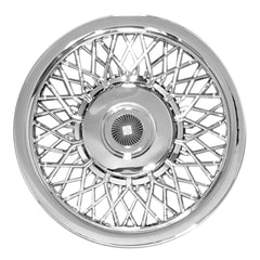 Coast2Coast: IWC1215 Wheel Cover -  Universal 15 Inch -  Lace Spoke -  Chrome Plated -  Plastic -  Set Of 4