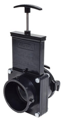 Valterra T58 Sewer Waste Valve -  Waste Valve For RV Black Water System -  Twist-On/ Handle Actuated -  Bayonet -  3 Inch Waste Valve -  With 3 Inch Twist-On Bayonet Fitting -  With Plastic Handle -  Without Cap -  Without Coupler