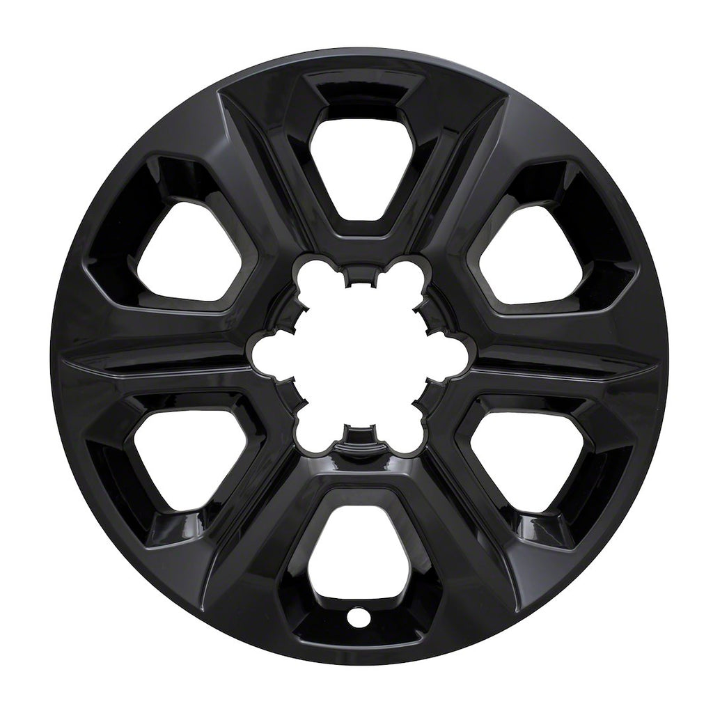 Coast2Coast: IWCIMP413BLKN Wheel Skin -  IMPOSTOR ® -  17 Inch -  6 Spokes -  Snap-On -  Painted -  Gloss Black -  ABS Plastic -  Set Of 4