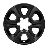 Coast2Coast: IWCIMP413BLKN Wheel Skin -  IMPOSTOR ® -  17 Inch -  6 Spokes -  Snap-On -  Painted -  Gloss Black -  ABS Plastic -  Set Of 4