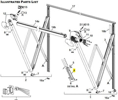 Carefree RV R001827 - Awning Arm -  Longitude -  For Use With Longitude Awning -  Pitch Adjust Assembly
