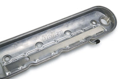 Holley Performance 241-88 Valve Cover; For Use With GM LS Engines; With Billet Aluminum Oil Fill Cap; With OEM Style Baffle; Natural Cast; Aluminum; Set of 2