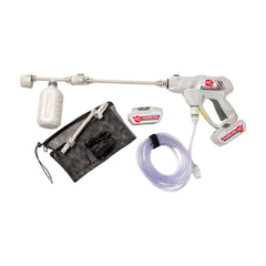 Taylor Made 12444 Pressure Washer -  Power Pro Max -  Lithium Ion Battery -  Long Nozzle/ Rotatable Nozzle/ 6-In-1 Spray Attachment/ 25 Ounce Soap Bottle -  520 Maximum PSI -  With Hose -  28 Minute Battery Life Run Time -  With Two 40 Volt Lithium Ion Batteries/ Battery Charger/ Long Nozzle/ Rotatable Nozzle/ 6-In-1 Spray Attachment/ 25 Ounce Soap Bottle/ Storage Bag