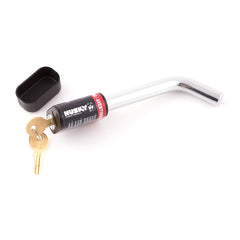 HUSKY TOWING - Trailer Hitch Pin; Bent Pin; 5/8 Inch Diameter; 3-1/4 Inch Usable Pin Length; Use With 2 Inch and 2-1/2 Inch Receiver; Rated To 26000 Pound Maximum Load; Locking; With Dust Cap; Single; Includes 2 Keys - 33159