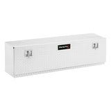 TrailFX 170601 Tool Box -  Top Mount -  Single Door -  Diamond Tread -  Bright -  Polished 16 Gauge Aluminum -  60 Inch Length x 13 Inch Width x 17 Inch Height -  7.8 Cubic Foot Capacity