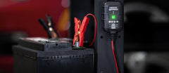 Noco GENIUS1 Battery Charger; For 6 Volt/ 12 Volt Batteries; 120 To 240 Volt AC/ 50 To 60Hz; 9 Step Fully Automatic; 1 Amp Charging Current (6 Volt And 12 Volt); 3-1/2 Inch Length x 2.3 Width x 1.3 Inch Height