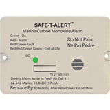 MTI Industry 62-542-WT-MARINE Carbon Monoxide Detector; Safe-T-Alert ™; Flush Mount Detector; Alerts To Leak With Beeping; Without Digital Display; 13.8 Volt DC; White; 4-1/2 Inch Width x 3-1/4 Inch Height x 1-1/4 Inch Thick