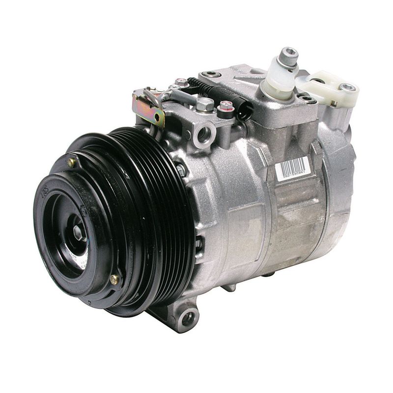 Denso 471-1293 - Air Conditioner Compressor; OE-Replacement; Uses R134A Refrigerant; With 120 Millimeter Diameter Clutch And OE-Specified Oil; Serpentine Belt Pulley