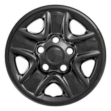 Coast2Coast: IWCIMP77BLK Wheel Skin -  IMPOSTOR ® -  18 Inch -  5 Spokes -  Snap-On -  Painted -  Gloss Black -  ABS Plastic -  Set Of 4