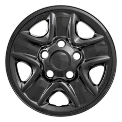 Coast2Coast: IWCIMP77BLK Wheel Skin -  IMPOSTOR ® -  18 Inch -  5 Spokes -  Snap-On -  Painted -  Gloss Black -  ABS Plastic -  Set Of 4