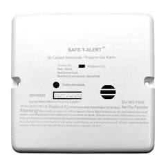 MTI Industry 45-742-WT Carbon Monoxide/ Propane Leak Detector; Safe-T-Alert ™; Detects Both LP And CO Gas; Alerts To Leak With Beeping; With LED Indicator; Flush Mount; 12 Volt Hardwired; White