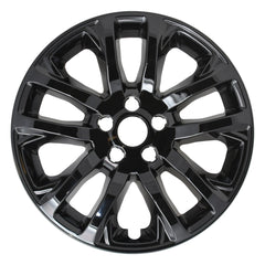Coast2Coast: IMP457BLK Wheel Skin -  IMPOSTOR ® -  17 Inch -  5 Double Spokes -  Snap-On -  Painted -  Gloss Black -  ABS Plastic -  Set Of 4