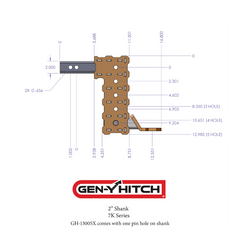 
   Gen-Y Hitch GH-13004X Phantom Trailer Hitch Ball Mount