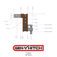 
   Gen-Y Hitch GH-1623 MEGA-DUTY Trailer Hitch Ball Mount