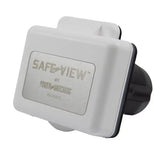 Hughes Auto SV30API-W Power Inlet Port; SafeView™; Manual Power Disconnect; 30 Ampere; 120 Volt; -20 To 65 Degree Celsius Working Temperature/ -40 To 85 Degree Celsius Storage Temperature; White; Nickel Plated Contacts; Twist Lock Design; ETL Certified; With Water Resistant Cover And Halo Status Light