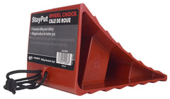 Valterra A10-0908 Wheel Chock -  Red -  Plastic -  Single