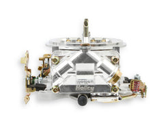 Holley Performance 0-82651SA Carburetor; 4 Barrel; 650 Cubic Feet Per Minute (CFM); Square Bore Flange; Mechanical Secondaries; Gasoline; Shiny; Aluminum