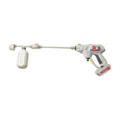 Taylor Made 12444 Pressure Washer -  Power Pro Max -  Lithium Ion Battery -  Long Nozzle/ Rotatable Nozzle/ 6-In-1 Spray Attachment/ 25 Ounce Soap Bottle -  520 Maximum PSI -  With Hose -  28 Minute Battery Life Run Time -  With Two 40 Volt Lithium Ion Batteries/ Battery Charger/ Long Nozzle/ Rotatable Nozzle/ 6-In-1 Spray Attachment/ 25 Ounce Soap Bottle/ Storage Bag