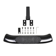 WESTIN - Truck Step; PRO TRAXX ®; Hitch Mount; Fits 2 Inch Receivers; 5 Inch Oval Tubular Step; Non Extendable; Stationary; Powder Coated; Black; Steel - 21-50015
