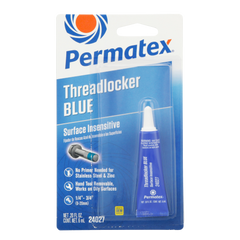Permatex 24027 Thread Sealant; Use With Rocker Studs/ Rocker Adjustment Bolts/ Bolts On Valve/ Cam Covers/ Oil Pans/ Disc Brake Calipers/ Intakes/ Alternators And Pulley Assemblies; 6 Milliliter Tube