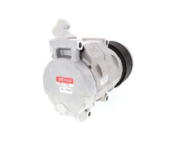 Denso 471-1016 - Air Conditioner Compressor; OE-Replacement; Uses R134A Refrigerant; With 120 Millimeter Diameter Clutch And OE-Specified Oil; Serpentine Belt Pulley