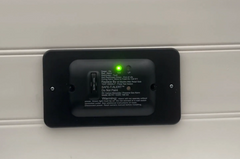 MTI Industry 85-741-BL-TR Carbon Monoxide/ Propane Leak Detector; Safe-T-Alert ™; Detects Both LP And CO Gas; Alerts To Leak With Beeping; With LED Indicator; Surface Mount;12 Volt Hardwired; Black; Slim Design; With Trim Ring