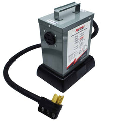 Hughes Auto RVSTND Voltage Booster Stand; Use To Keep RV Voltage Booster Out Of Shallow Water/ Mud/ Dirt/ Moisture; Screw-On Mount; Black; ABS Plastic; With Bunge Strap And Mounting Hardware