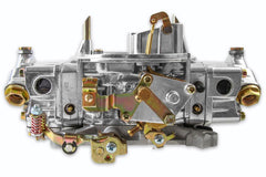 Holley Performance 0-4779S Carburetor; Double Pumper ® Model 4150 ™; 4 Barrel; 750 Cubic Feet Per Minute (CFM); Square Bore Flange; Manual Choke; Mechanical Secondaries; Gasoline; Shiny Zinc