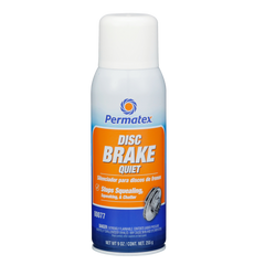 Permatex 80077 Brake Anti Squeal; Used In Automotive Disc Brakes/ Outboard And Inboard Pads For Disc Braking Systems/ Disc Brake Pads Without Anti-Squeal Shims; Liquid; 12 Ounce Aerosol Can; Single