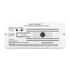 MTI Industry 35-742-WT Carbon Monoxide/ Propane Leak Detector; Safe-T-Alert ™; Detects Both LP And CO Gas; Alerts To Leak With Beeping; With LED Indicator; Flush Mount; 12 Volt Hardwire; White