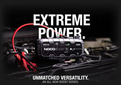 Noco GBX155 Battery Portable Jump Starter; UltraSafe ®; 12 Volt Lead-Acid Batteries; 4250 Amp Peak; With LED Flash Light; Dual USB Port For Charging Smartphones/ Tablets/ Laptops/ Wearables And 60 Watt USB-C Input/ Output Connection; With Jumper Cable With Integrated HD Precision Battery Clamps/ 24 Inch USB-A To USB-C Cable/ 24 Inch 12 Volt To USB-C Cable/ Microfiber Storage Bag