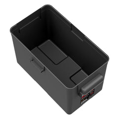 Noco BG31 Battery Box; HM318BKS; Fits Group 24 To 31 Automotive/ Marine/ RV Batteries; Snap-Top; Rugged Design; Black; Reinforced Plastic; Fully Ventilated; 14 Inch Length x 7.1 Inch Width x 9.6 Inch Height Internal Dimension; 17.6 Inch Length x 10 Inch Width x 10.7 Inch Height External Dimension; UV Resistant; Impact Resistant To -20 Degree Fahrenheit; Coast Guard/ ABYC Certified; Includes 42 Inch Battery Box Strap