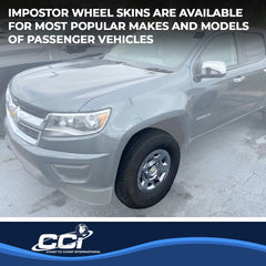 Coast2Coast: IWCIMP93X Wheel Skin -  IMPOSTOR ® -  16 Inch -  6 Vent -  Snap-On -  Plated -  Chrome -  ABS Plastic -  Set Of 4