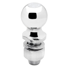 DRAW TITE - Trailer Hitch Ball; 2 Inch Ball; 7500 Pounds Gross Trailer Weight Capacity; 1 Inch Shank Diameter/ 2-1/8 Inch Shank Length; Chrome Plated; Steel - 63909