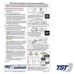 Truck System Technology (TST) TST-507-INT-S1 Tire Pressure Monitoring System - TPMS Sensor; 507 Series; 507 Single Internal Sensor; With Strap