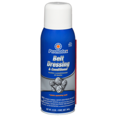 Permatex 80073 Belt Conditioner; Used For Fan Belts/ Water Pumps/ Power Steering/ Sewing Machines/ Washing Machines/ Air Conditioners/ Lawn Mowers/ Power Tools; 16 Ounce Aerosol Can; Single