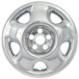 Coast2Coast: IWCIMP75X Wheel Skin -  IMPOSTOR ® -  17 Inch -  5 Spokes -  Snap-On -  Plated -  Chrome -  ABS Plastic -  Set Of 4