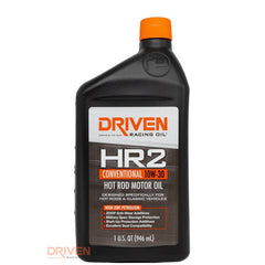 Driven Racing Oil/ Joe Gibbs 02006 - Oil -  HR2 Series -  SAE 10W30 -  Conventional -  1 Quart Bottle -  Single -  High Performance