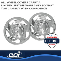 Coast2Coast: IWC13416C Wheel Cover -  16 Inch -  5 Directional Spoke -  Chrome Plated -  Plastic -  Set Of 4