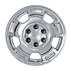 Coast2Coast: IWCIMP347X Wheel Skin -  IMPOSTOR ® -  17 Inch -  5 Spokes -  Snap-On/Center Retention -  Plated -  Chrome -  ABS Plastic -  Set Of 4