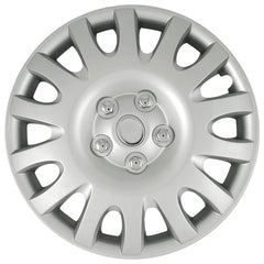 Coast2Coast: IWCB883916S Wheel Cover -  16 Inch -  14 Spoke -  Silver -  Plastic -  Set Of 4 -  Standard Leg