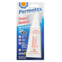 Permatex 59235 Thread Sealant; Use With Head Bolts Into Through Holes/ Oil PSI Sending Units/ Sensors/ Oil And Coolant Lines/ Fuel Fittings/ Rear Axle Fill Plug/ Brake And Power Steering Fittings; 50 Milliliter Tube